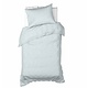 Dekbedovertrek Misty Stone Blue 140 x 220 Katoen Flanel