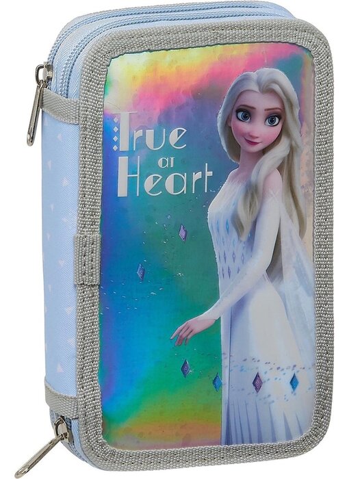 Disney Frozen Gefülltes Federmäppchen True of Heart 28 Stück Polyester