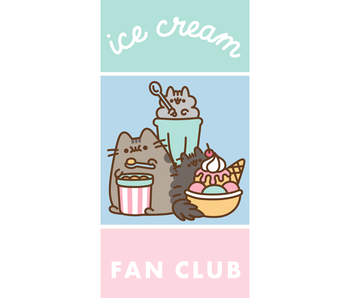 Pusheen Beach towel Ice Cream 70 x 140 cm Cotton