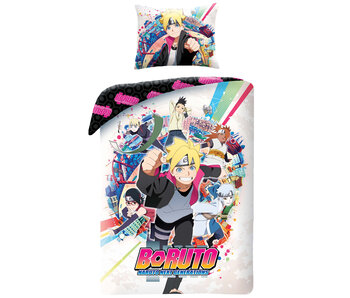 Boruto Dekbedovertrek Next Generation 140 x 200 cm + 70 x 90 cm Katoen