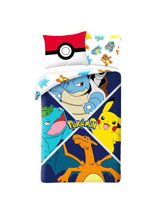 Pokémon Housse de couette Ball  140 x 200 cm + 70 x 90 cm Polyester