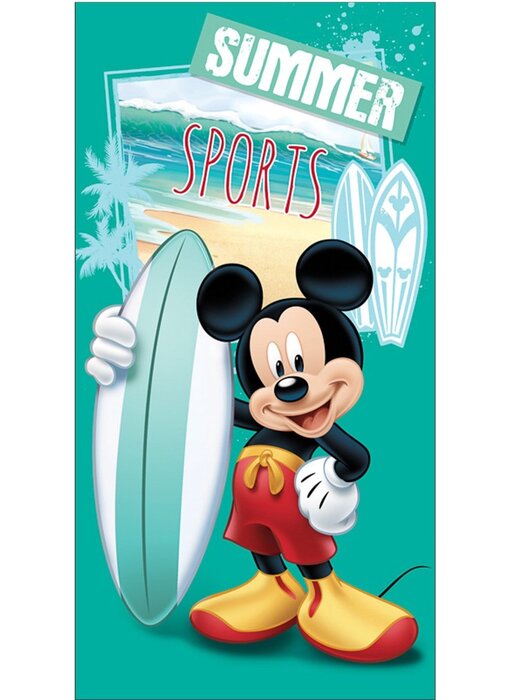 Disney Mickey Mouse Beach towel Summer Sports 70 x 140 cm Polyester