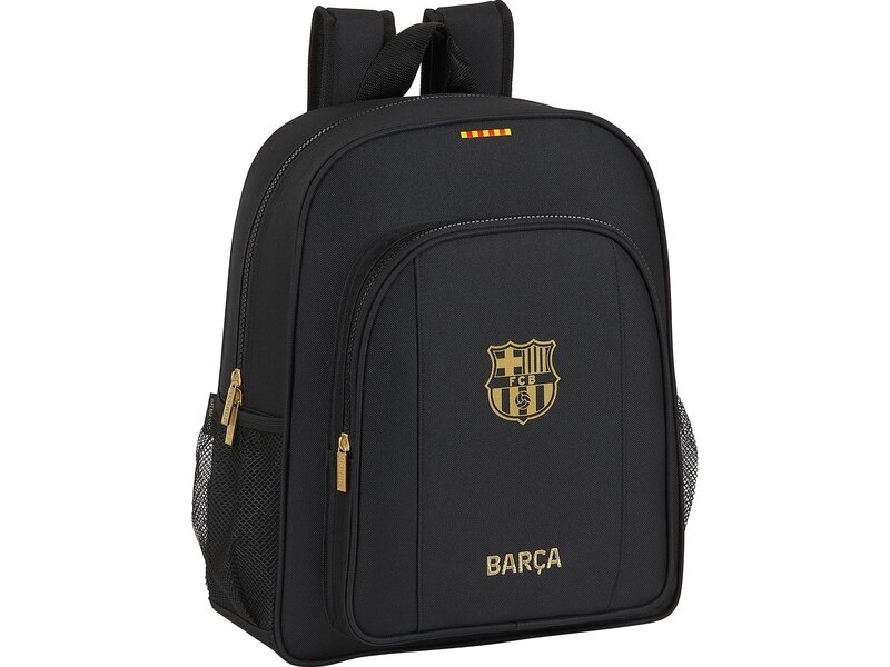 FC Barcelona Backpack, Gold - 38 x 32 x 12 cm - Polyester