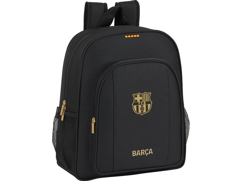 FC Barcelona Rugzak, Gold - 38 x 32 x 12 cm - Polyester