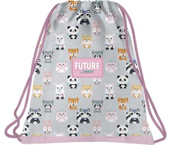 BackUP Gymbag Panda Cute 41 x 35 cm Polyester