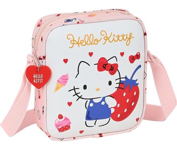 Hello Kitty Mini Schoudertas, Happiness - 18 x 16 x 4 cm - Polyester