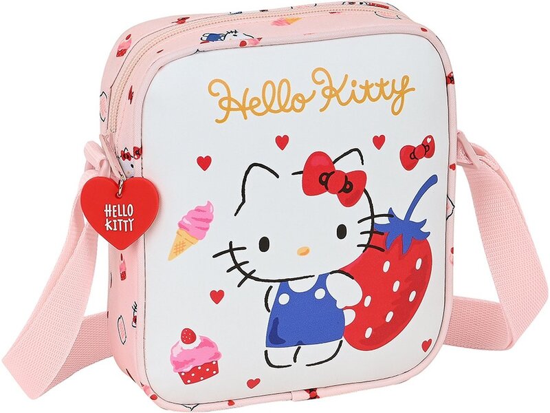 Hello Kitty Hello Kitty Mini Schoudertas, Happiness - 18 x 16 x 4 cm - Polyester