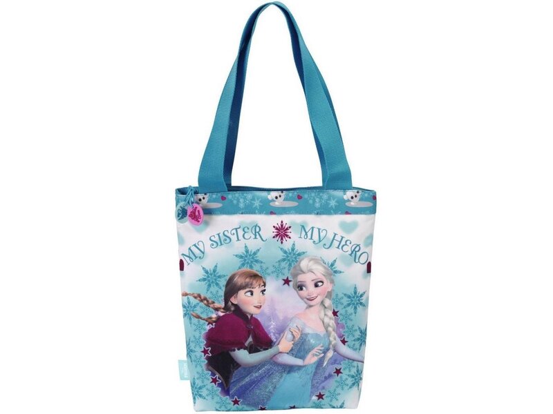 Disney Frozen Shopper Bag, Ice Skating - 31 x 30 cm - Polyester
