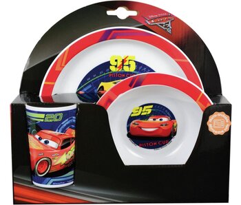 Disney Cars Breakfast set Piston Cup 3 pieces