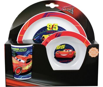 Disney Cars Ontbijtsetje Piston Cup 3 delig