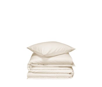 De Witte Lietaer Housse de couette Laura Soft Blanc 140 x 200/220 cm Flanelle de Coton