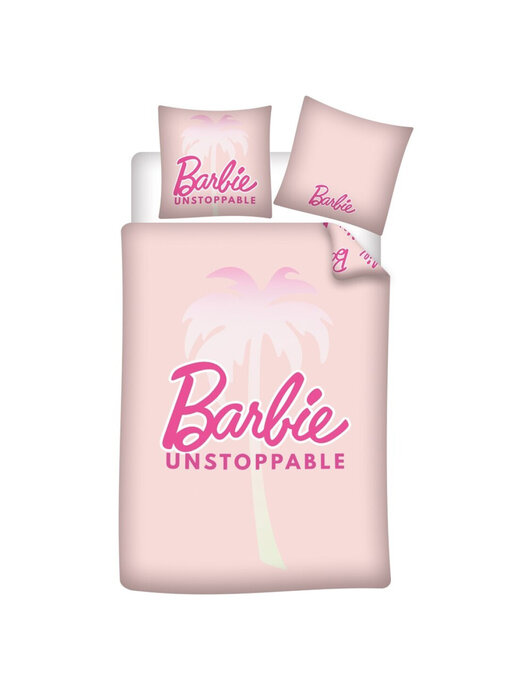 Barbie Dekbedovertrek, Unstoppable 140 x 200 / 63 x 63 cm Polyester