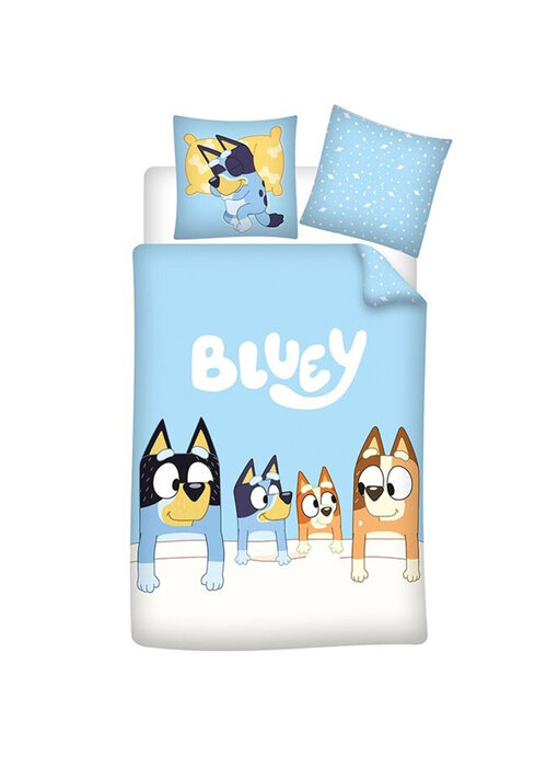 Bluey Housse de couette Goodnight 140 x 200 + 65 x 65 Polycoton