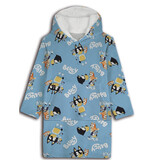 Bluey Hoodie Fleece blanket, Family - Child (3 - 6 years) - Polyester