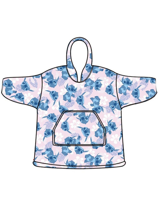 Disney Lilo & Stitch Hoodie Fleece deken Flower Kind (3- 6 jaar) Polyester