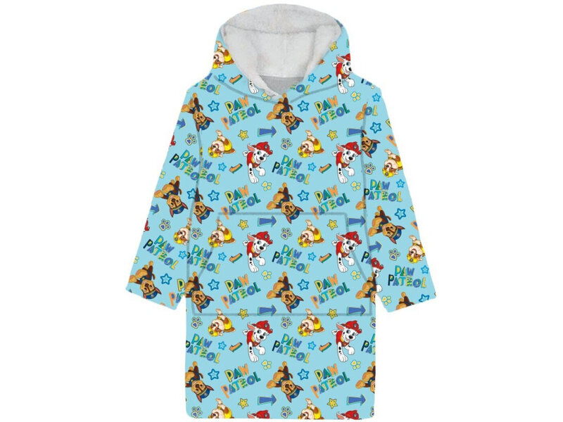 PAW Patrol Couverture polaire à capuche, Stars - Enfant (3 - 6 ans) - Polyester