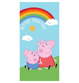 Peppa Pig Serviette de plage Better Together - 70 x 140 cm - Coton