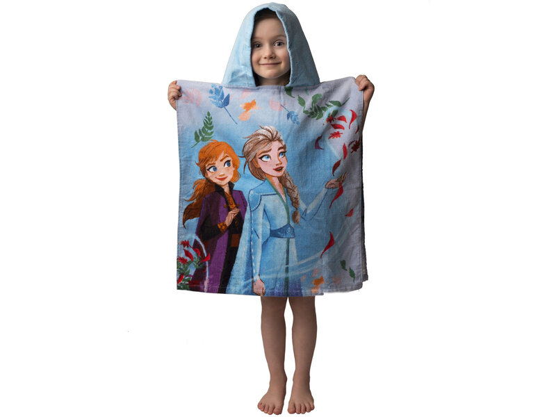 Disney Frozen Poncho, Happy 50 x 115 cm Baumwolle