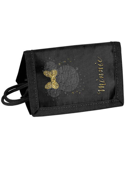 Disney Minnie Mouse Wallet Gold 12 x 8.5 cm Polyester