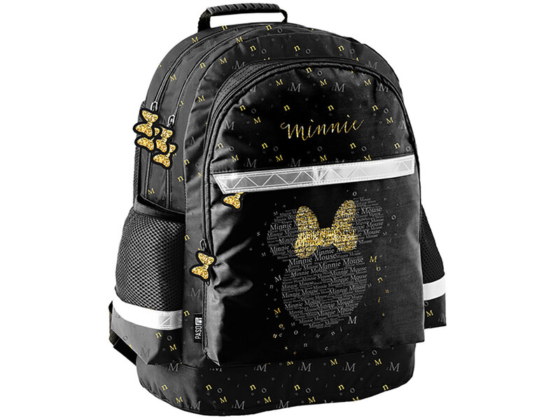 Disney Minnie Mouse Backpack, Gold - 41 x 28 x 18 cm - Polyester