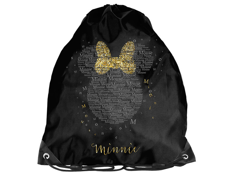 Disney Minnie Mouse Sac de sport, Gold - 45 x 34 cm - Polyester