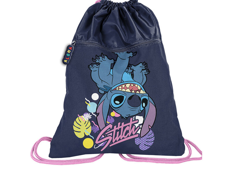 Disney Lilo & Stitch Gym bag, Upside Down - 46 x 37 cm - Polyester