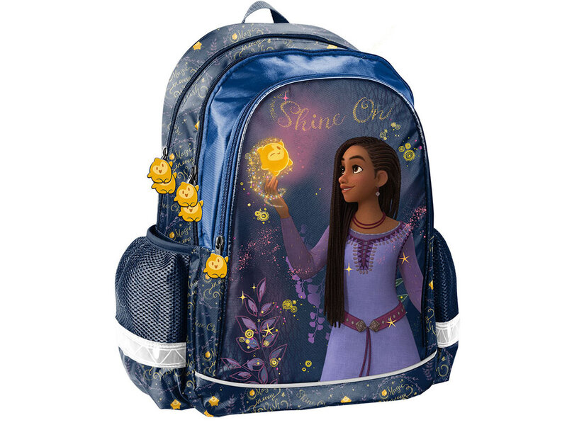 Disney Wish Backpack, Shine On - 38 x 28 x 15 cm - Polyester