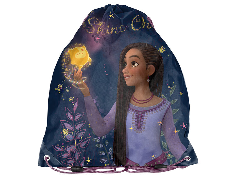 Disney Wish Turnbeutel, Shine On - 45 x 34 cm - Polyester