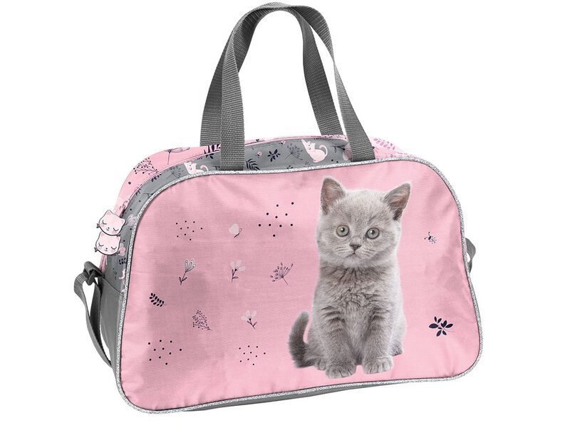 Animal Pictures Shoulder bag, Kitten - 40 x 25 x 15 cm - Polyester