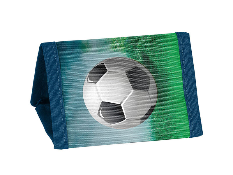 Voetbal Wallet, Score - 12 x 8.5 x 1 cm - Polyester