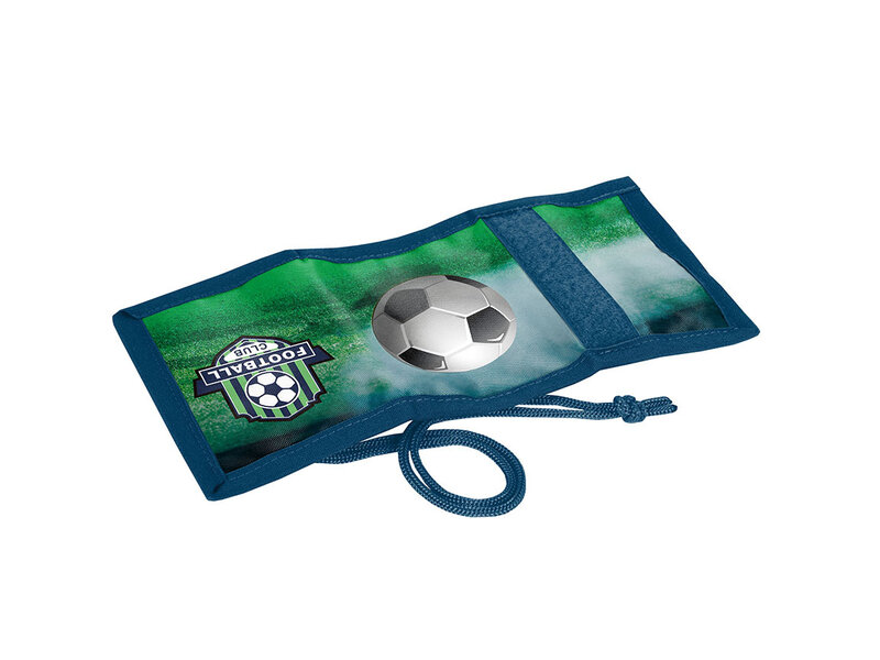 Voetbal Wallet, Score - 12 x 8.5 x 1 cm - Polyester