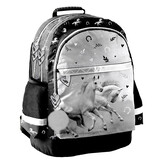 Animal Pictures Backpack, Horses - 41 x 28 x 18 cm - Polyester