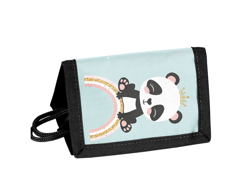 Animal Pictures Portefeuille Panda - 12 x 8,5 x 1 cm - Polyester