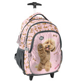 Animal Pictures Backpack Trolley, Pup - 48 x 30 x 20 cm - Polyester