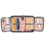 Animal Pictures Filled Pencil Case Pup - 19.5 x 13 x 3.5 cm - 22 pieces - Polyester