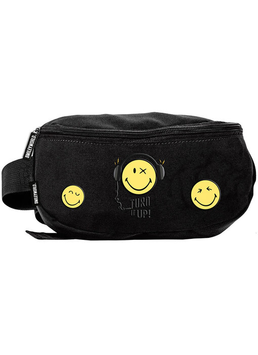 Smiley Hip bag Turn Up 24 x 13 cm Polyester