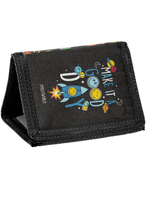 Smiley Wallet Good Day 12 x 8.5 cm Polyester
