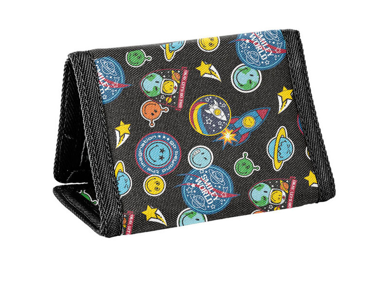 Smiley Wallet, Good Day - 12 x 8.5 x 1 cm - Polyester