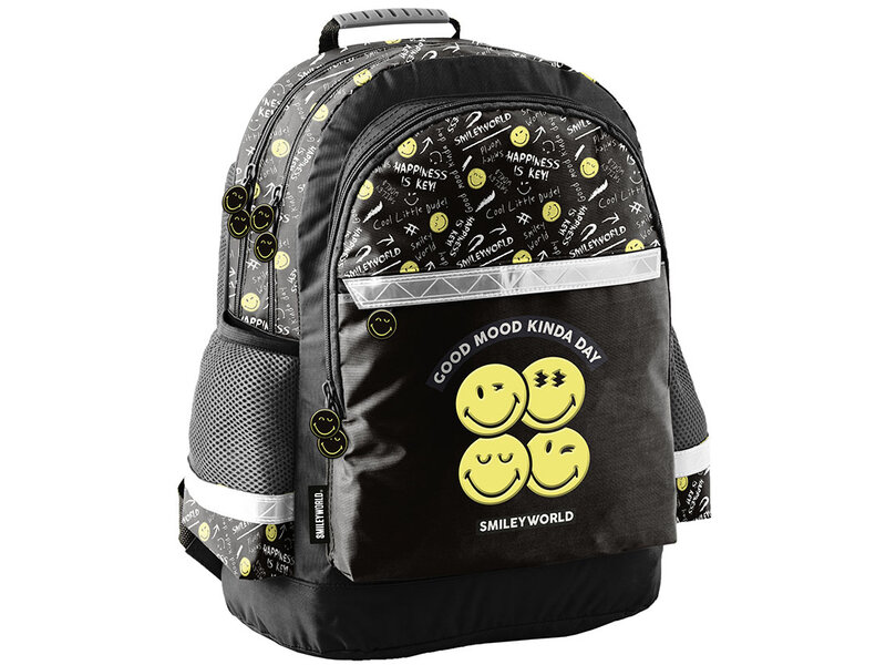 Smiley Sac à dos, Good Mood - 41 x 28 x 18 cm - Polyester