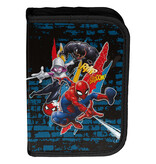 SpiderMan Filled Pouch, Jump - 19.5 x 13 x 3.5 cm - 22 pcs. - Polyester
