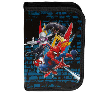 SpiderMan Filled Pencil Case, Jump - 22 pcs. Polyester