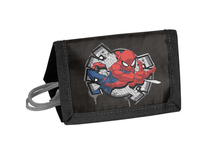 SpiderMan Wallet, Danger - 12 x 8.5 x 1 cm - Polyester