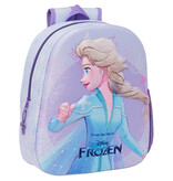 Disney Frozen Rucksack, 3D Elsa – 33 x 27 x 10 cm – Polyester