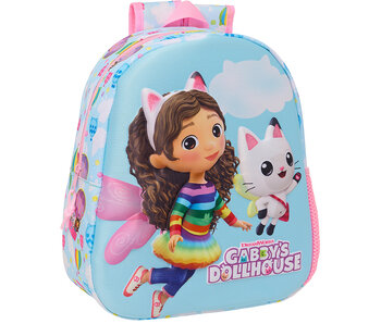 Gabby's poppenhuis Backpack 3D Pandy Pook 33 x 27 cm Polyester