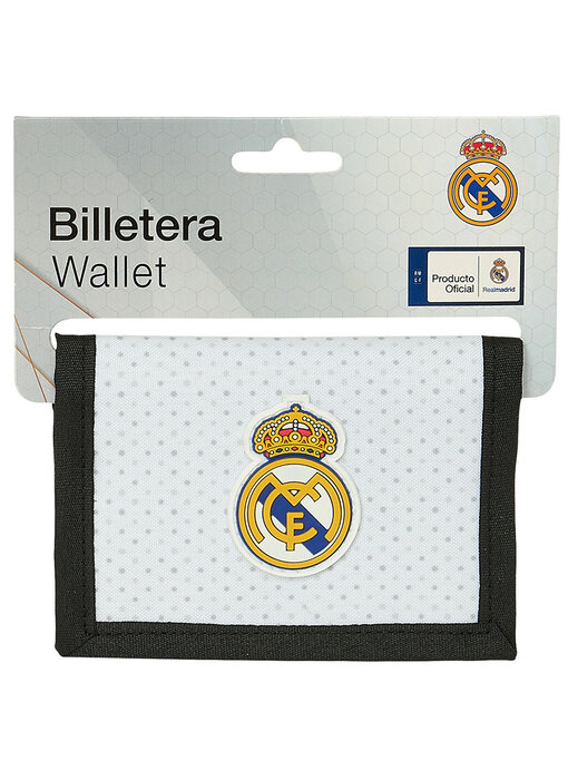 Real Madrid Portefeuille Los Blancos 12,5 x 9,5 cm Polyester