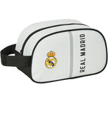 Real Madrid Trousse de toilette, Los Blancos - 26 x 15 x 12 cm - Polyester