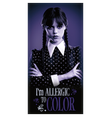 Wednesday Beach towel Allergic to Color - 70 x 140 cm - Cotton