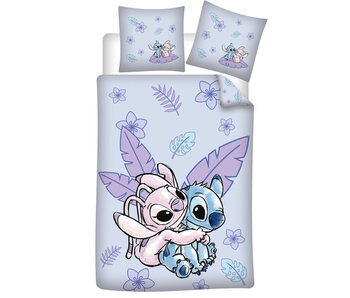 Disney Lilo & Stitch Bettbezug Angel – Einzelbett – 140 x 200 / 65 x 65 cm – Baumwolle