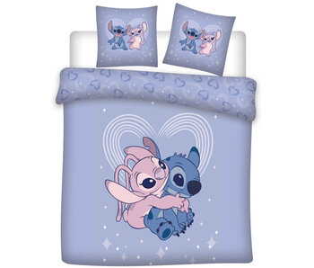 Disney Lilo & Stitch Bettbezug Angel Love - Lits Jumeaux - 240 x 220 cm - Baumwolle
