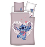 Disney Lilo & Stitch Bettbezug – Einzelbett – 140 x 200 / 65 x 65 cm – Baumwolle